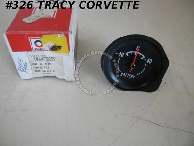 1972-1974 Corvette NOS GM 6473859 Ammeter Battery Delco Gauge - Image 1 of 4