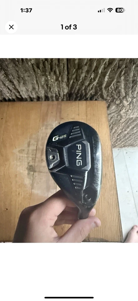 Ping G425 Hybrid 3 19 Degree Alta CB 70 S (stiff) Flex Graphite RH + headcover  - Image 1 of 4
