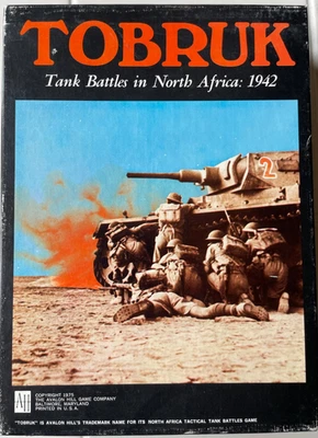 Tobruk Segunda Guerra Mundial Juego de Guerra del Desierto - Avalon Hill - 1975 - ~66% sin perforar Foto 1 de 4