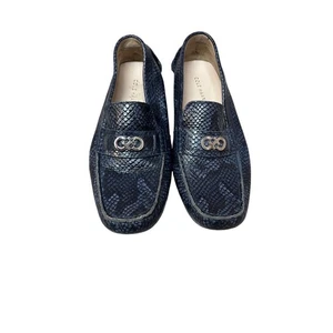 Cole Haan Blue Leather Loafers - Women's Size 8.5B - Picture 1 of 8