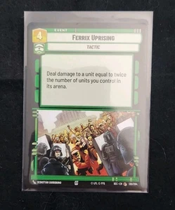 Ferrix Uprising 130/264 Star Wars Unlimited TCG Karte SEC SECRET OF POWER - Bild 1 von 2
