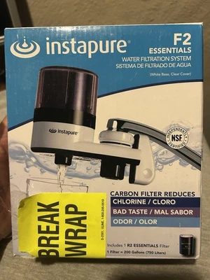 Instapure F2 Essentials  Faucet Filter System F2BWT3P-1ES New Box Damage - Image 1 of 2