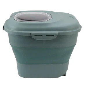 Green Rice Food Storage Container Large Collapsible Food Storage Container W NEW - Picture 1 of 12
