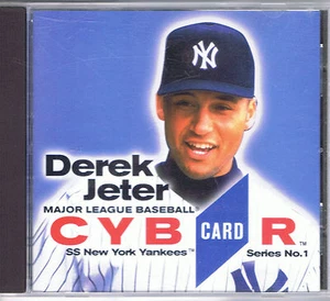 VINTAGE DEREK JETER CYBR CARD NEW YORK YANKEES FREE SHIPPING! - Picture 1 of 4