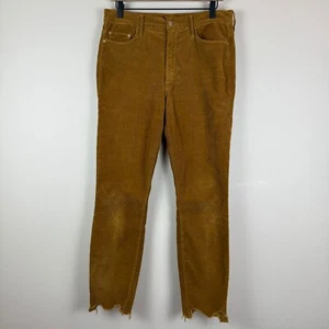 Mother Pants Women 30 Brown Hopscotch Corduroy High Waisted Looker Ankle Chew - Picture 1 of 11
