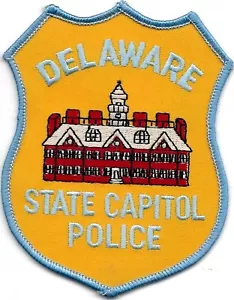 CAPITOL Police Patch DELAWARE Polizei US Abzeichen (Hauptstadt DOVER) USA 11,4cm - Bild 1 von 1