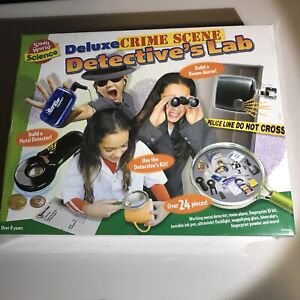 Small World Science Lab Kit Delux Crime Scene Detectives 