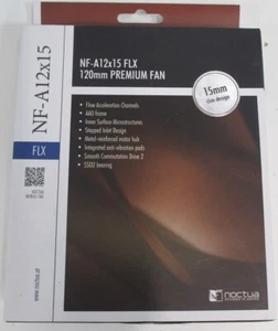 NOCTUA NF-A12x15 FLX 120mm Premium Fan 120x120x15mm NEW - Picture 1 of 5