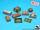 Black Dog 1/35 Universal Wooden Boxes and Round Basket Set (2 of each) T35245