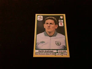 #356 Keith Andrews Rep Ireland Panini Euro 2012 PLATINUM ED Sticker West Brom - Bild 1 von 2