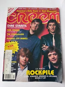 CREEM MAGAZINE FEB. 1981 KISS WITHOUT MAKEUP!! NEIL YOUNG VAN HALEN POSTER - Picture 1 of 5