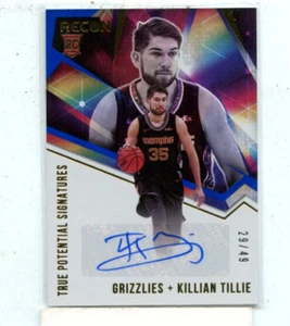 KILLIAN TILLIE 2020-21 PANINI RECON TRUE POTENTIAL ROOKIE AUTO AUTOGRAPH #D /49 - Picture 1 of 1