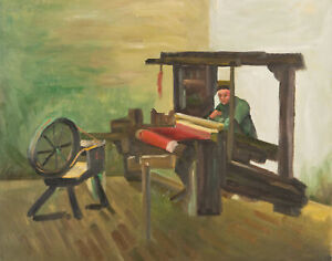 After Vincent Van Gogh - Contemporary Oil - Weaver I