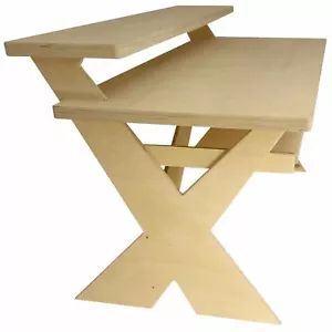 Birch Ply Producer, Composer Desk for full 88 key Electric piano keyboard (X1-D) - Picture 1 of 7