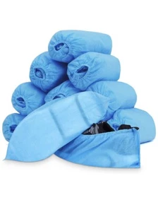 100 PCS Disposable Shoe Covers Non-slip For Automatic Shoe Cover Machine Blue - Picture 1 of 5