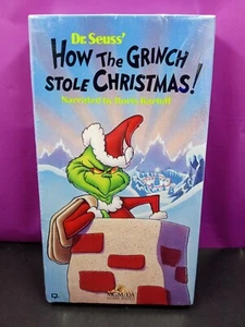 Dr. Seuss' How The Grinch Stole Christmas VHS Boris Karloff - Picture 1 of 3