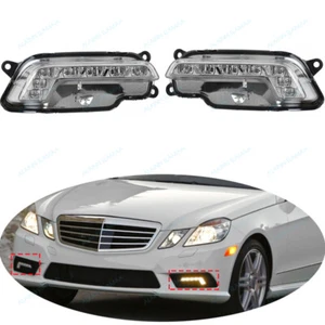 L&R Front Driving Lamp Daytime Runing Light t For Mercedes Benz E W212 2010-2013 - Picture 1 of 9
