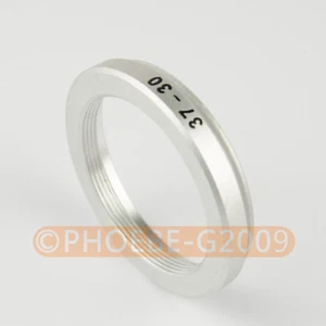 DSLRKIT Silver 37mm-30mm 37-30 mm Step Down Filter Ring Adapter - Picture 1 of 3