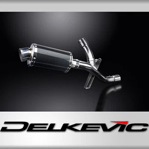 Silenciador ovalado de carbono sin cordones Ducati Multistrada 1200 Delkevic 9" 15-19 - Imagen 1 de 5