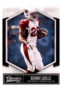 2010 Classics Beanie Wells NFL Base Card PWE Set Break Cardinals #1 - Picture 1 of 2