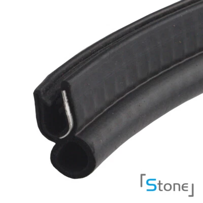 Automotive Door Weather Stripping Top Bulb Rubber Seal Trim for Car 10'Length - Image 1 of 4