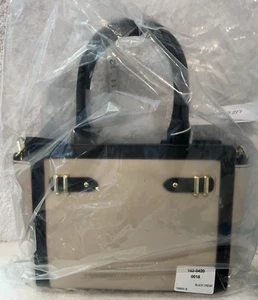 Liz Claiborne Purse Handbag Black And Tan NEW WITH TAGS - Picture 1 of 11