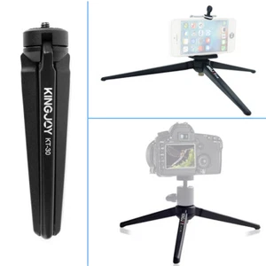KT30 Lightweight Aluminum Travel Mini Tripod Stand Holder For Smart Phone Camera - Picture 1 of 12