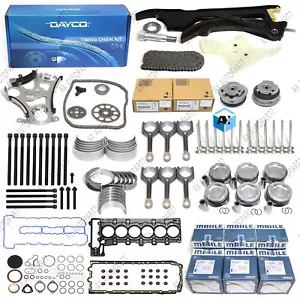 Engine Overhaul Pistons Gasket Kit For BMW N54 3.0L 335i E90 E92 E88 E60 E71 F02 - Picture 1 of 23