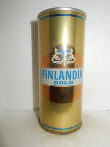 FINLANDIA GOLD Straight Steel Beer can from FINLAND (45cl) Empty Beercan !! - Picture 1 of 4