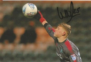 FOTO DE ACCIÓN 6x4 firmada por Plymouth Argyle: Will Mannion + certificado de autenticidad - Imagen 1 de 1