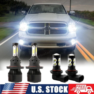For Dodge Ram 1500 2500 3500 2006 2008-2010 LED Headlight Hi Lo Fog Light Bulb A - Image 1 of 4