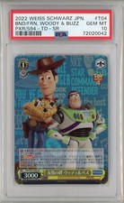 PSA 10 Woody & Buzz Weiss Schwarz  PXR/S94-T04S SR Pixar Toy Story Japanese Card