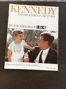 Vintage 1963 LOOK Magazine Kennedy and His Family in Pictures - Picture 1 of 2