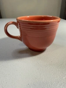 Fiestaware Persimmon Coffee Cup Homer Laughlin Retired - Picture 1 of 6