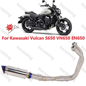 For Kawasaki Vulcan S 650 VN650 EN650 Exhaust Header Pipe Escape Moto Modified  - Picture 1 of 10