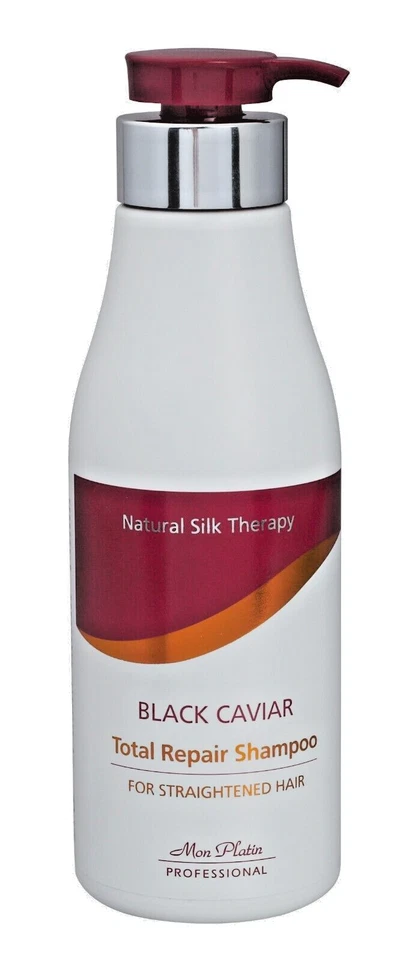 Champú reparador total Mon Platin Black Caviar para cabello alisado 17 fl. oz Foto 1 de 1