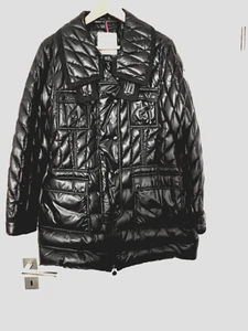 Moncler Daunenjacke gesteppt Gr. 4 schwarz - Bild 1 von 5