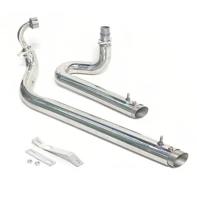 Sistemas de tubos de escape aptos para Yamaha V Star 650 XVS650 V Star 400 XVS400 Dragstar Foto 1 de 4
