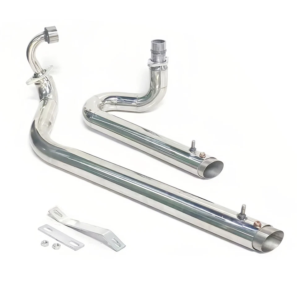 Sistemas de tubos de escape aptos para Yamaha V Star 650 XVS650 V Star 400 XVS400 Dragstar Foto 1 de 4