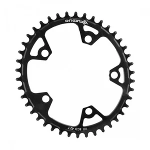 Origin8 Holdfast Oval 1x Chainring 110mm BCD 42T 1x 110mm 5-bolt Black - Picture 1 of 1