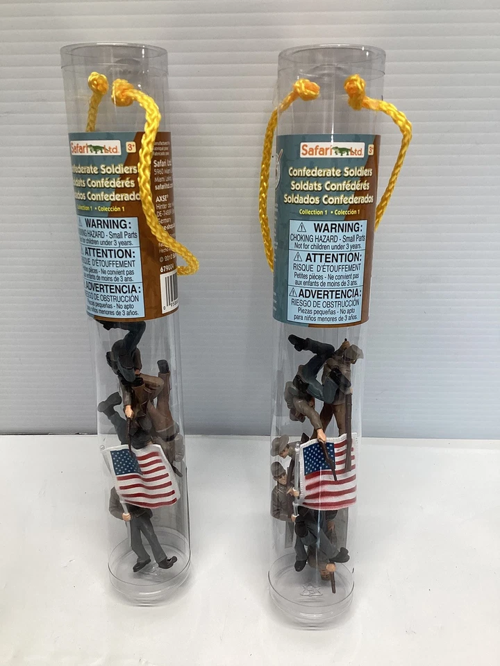 Civil War Confederate Soldiers Collection 1 Toob Mini Figures Safari Ltd Toy