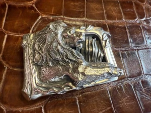 Barry Kieselstein Cord fibbia leone in argento sterling. Stella firmata 1997 vintage. - Foto 1 di 10