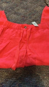 LOFT orange coral pants size XSP New Nwt Petite - Picture 1 of 4