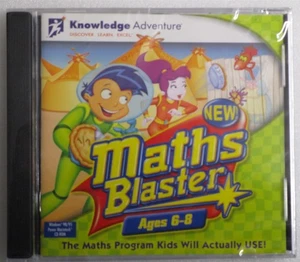 Software PC Knowledge Adventure Maths Blaster Ages 6-8 NEW SEALED Jewel - Picture 1 of 2