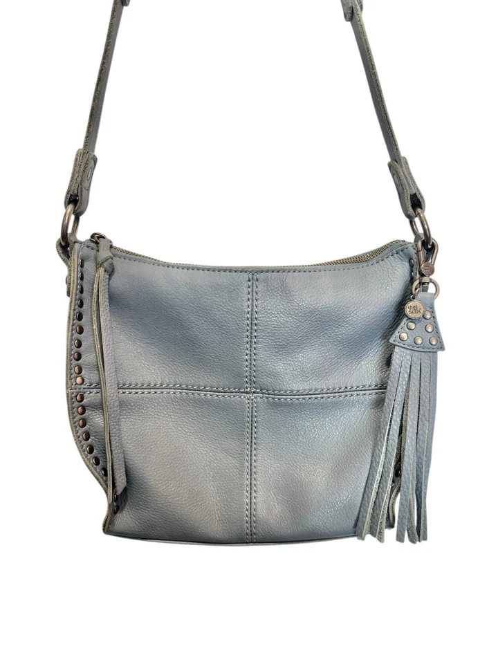 Bandolera The Sak Silver Lake City. Cuero genuino. Foto 1 de 4