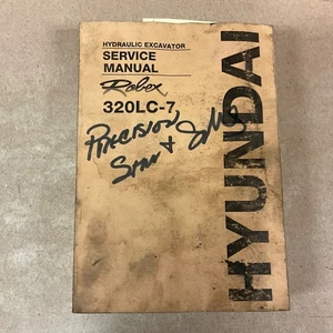 Hyundai 320LC-7 TALLER DE SERVICIO REPARACIÓN SOLUCIÓN PROBLEMAS GUÍA EXCAVADORA, 91N9-30050 - Imagen 1 de 8