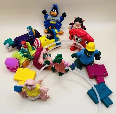 Лот винтажных игрушек 90-х McDonald Happy Meal x10 Batman Looney Toons The Dinosaurs - Изображение 1 из 4