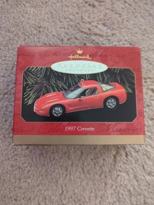 Hallmark Keepsake Ornament 1997 antorcha roja Chevrolet Corvette caja original Foto 1 de 4
