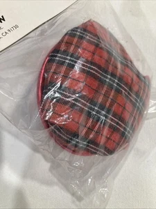 Red Plaid Bean Bag Ashtray Sealed Camping Outdoors Car Patio NOS NEW Taiwan - Picture 1 of 9