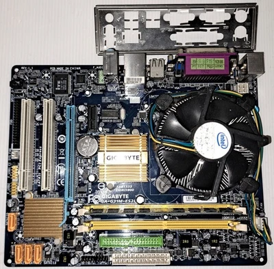 Scheda Madre Gigabyte G31M-ES2L con CPU Intel E5200 e Ram - Immagine 1 di 2